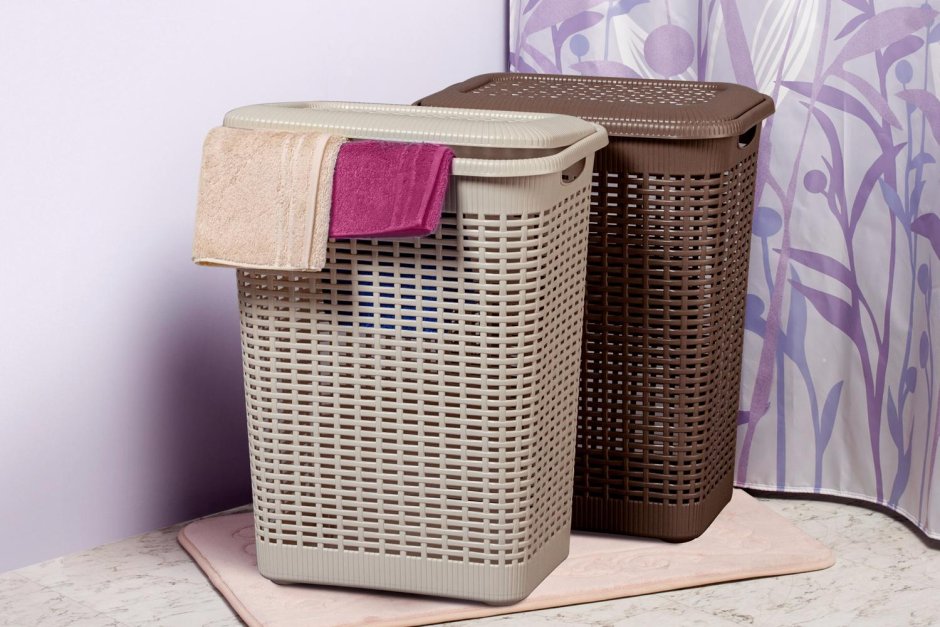 Корзина для белья "Rattan Style"50л