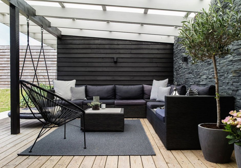 Беседки-перголы в стиле лофт