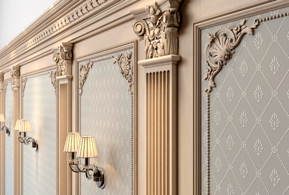 Молдинги Orac Decor в интерьере