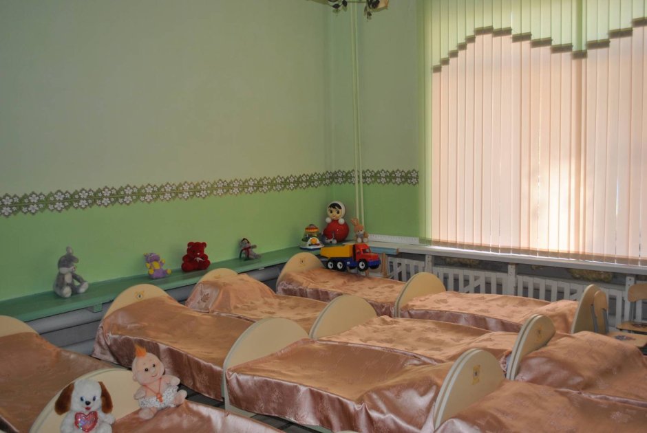 Спальня в детском саду