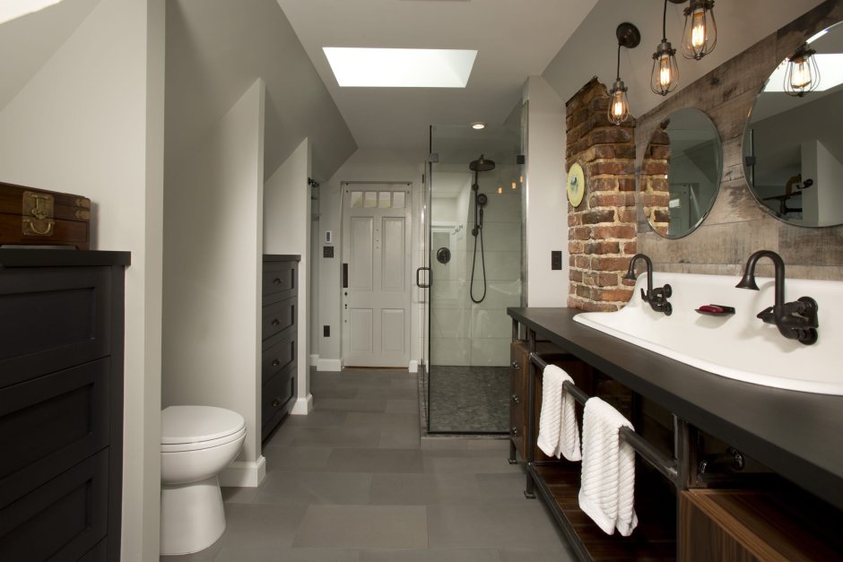 Ванная комната Loft