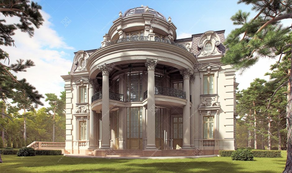 Неоклассика архитектура эркер
