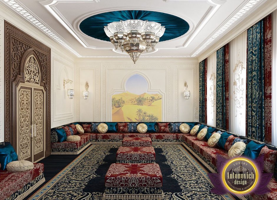 Antonovich Design гостиная в арабском стиле
