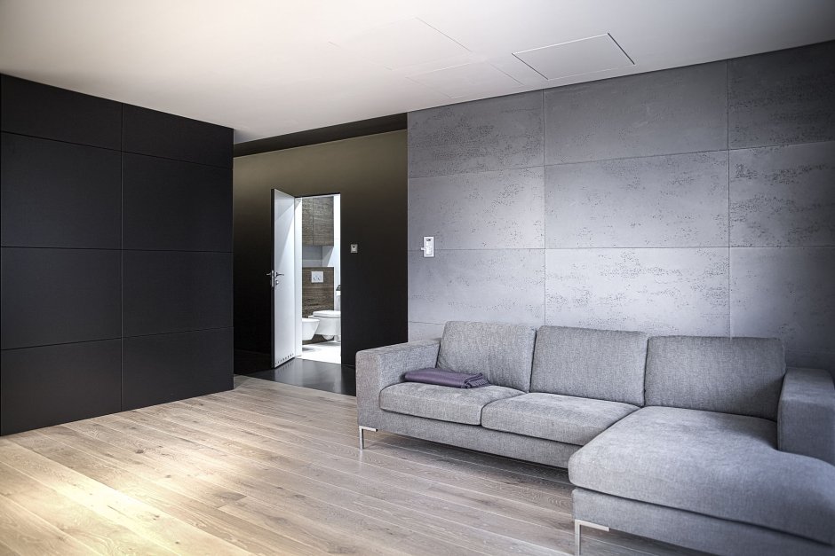 Серый интерьер Минимализм