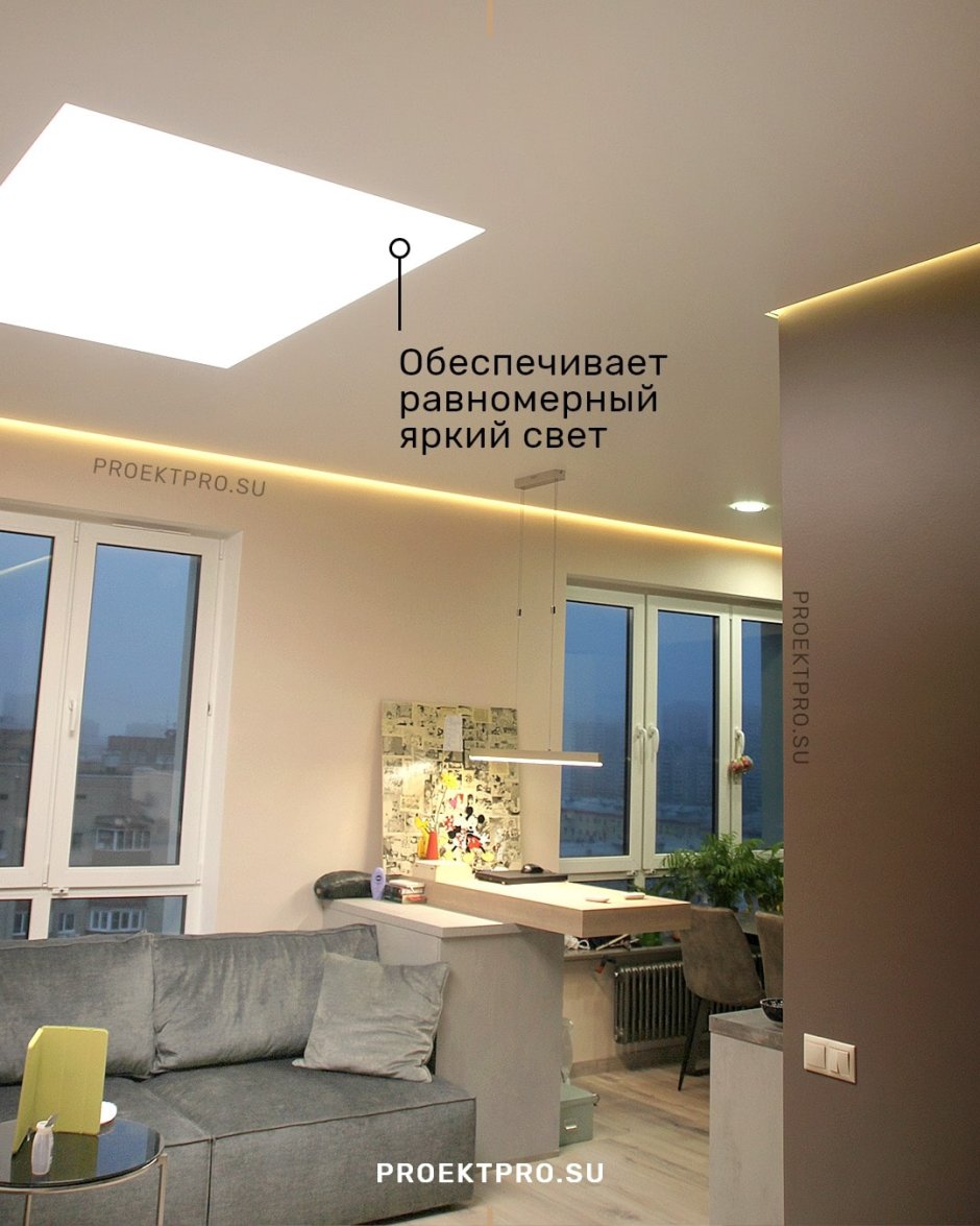 Полупрозрачный потолок