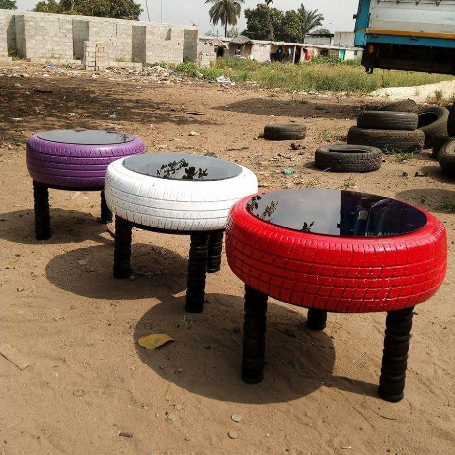 Мебель из покрышек