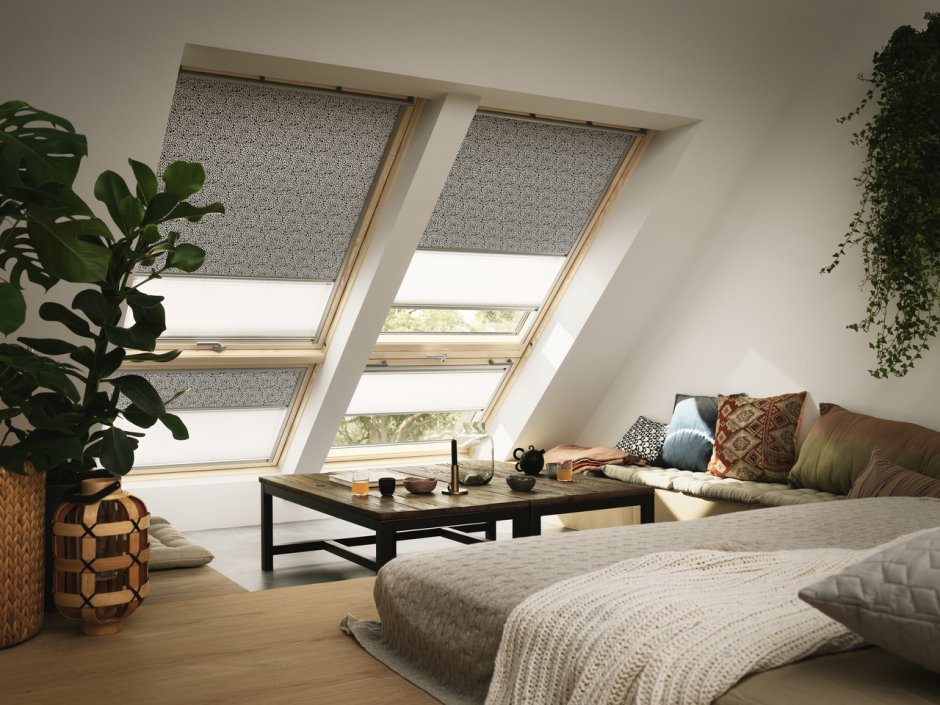Шторы для мансардных окон Velux