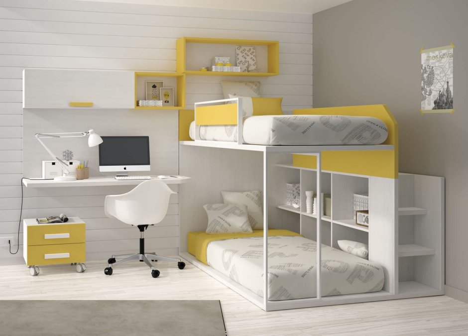 Кровать чердак белого цвета ikea