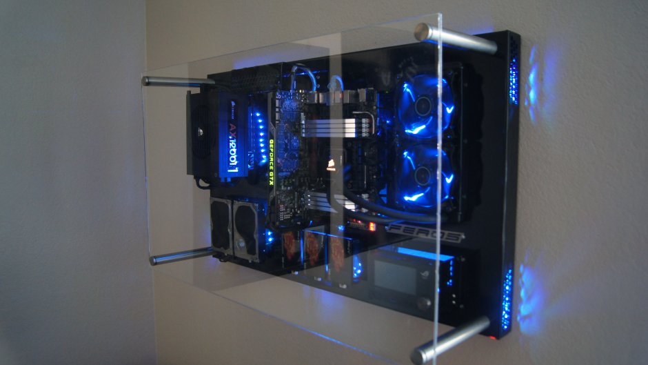 Computer Case Wall Mount