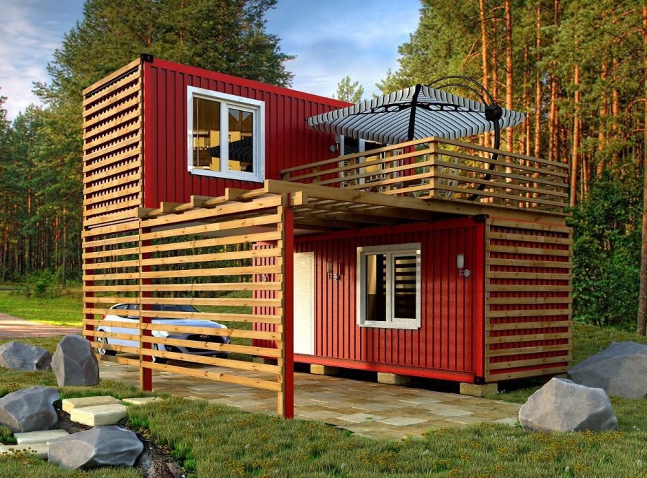 Barn House односкатный