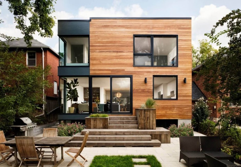 Tiny House с односкатной крышей