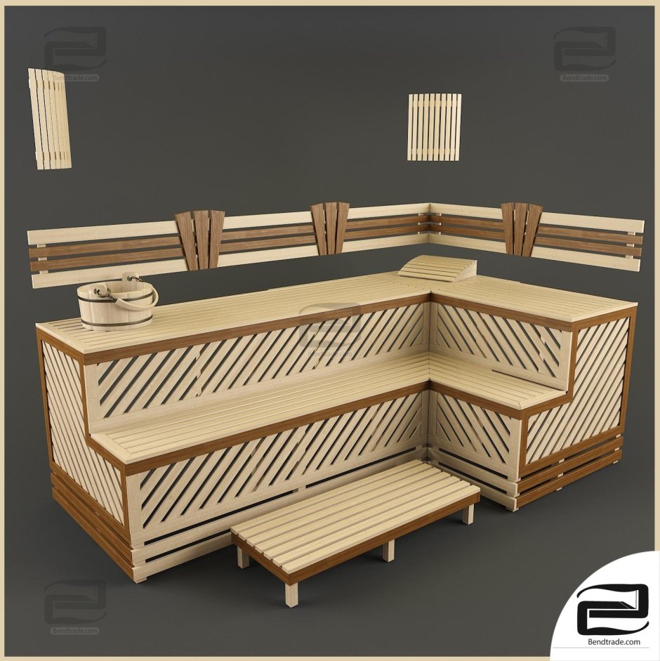 Сауна 3d Max