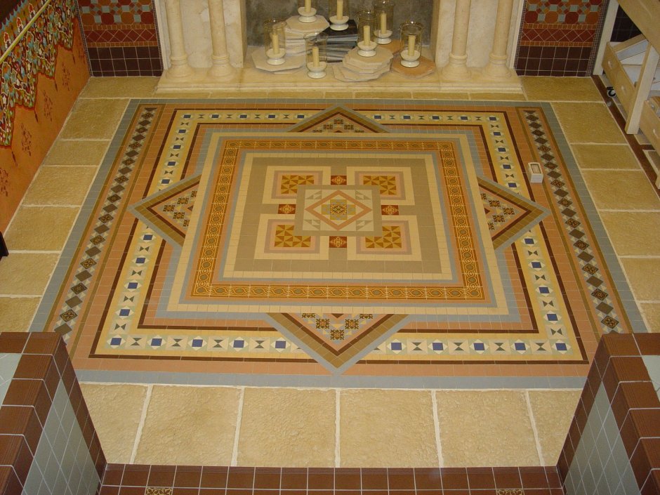 Метлахская плитка в соборах
