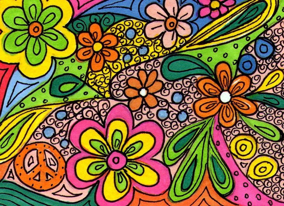 Flower Power хиппи