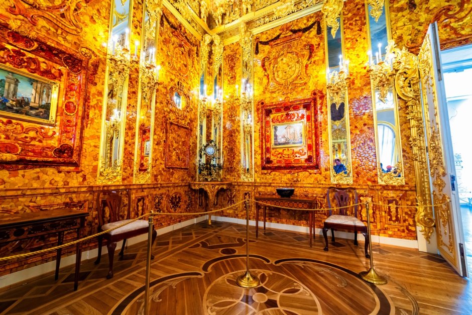 Екатерининский дворец в Санкт-Петербурге комнаты