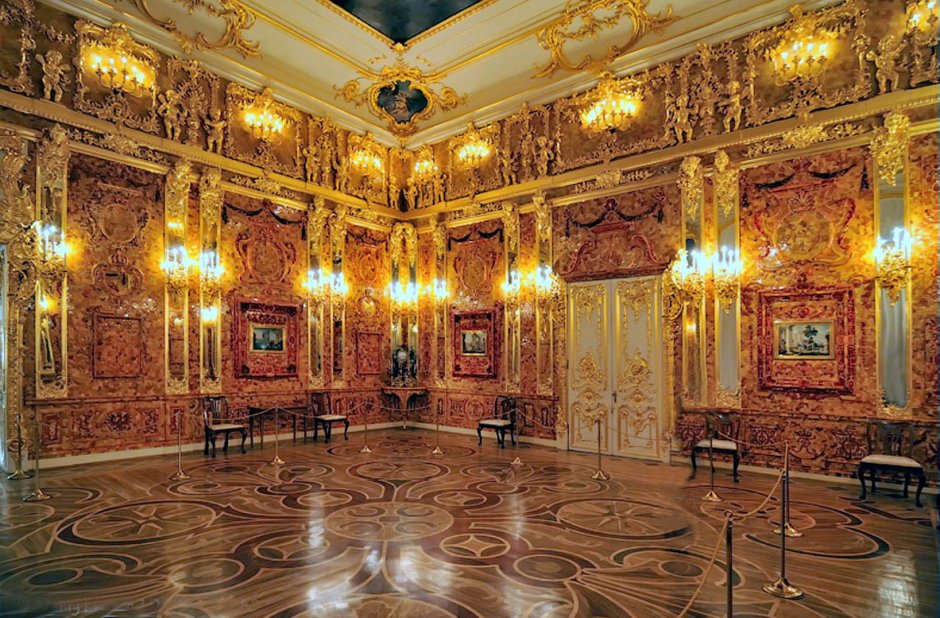 Петергоф дворец Янтарная комната