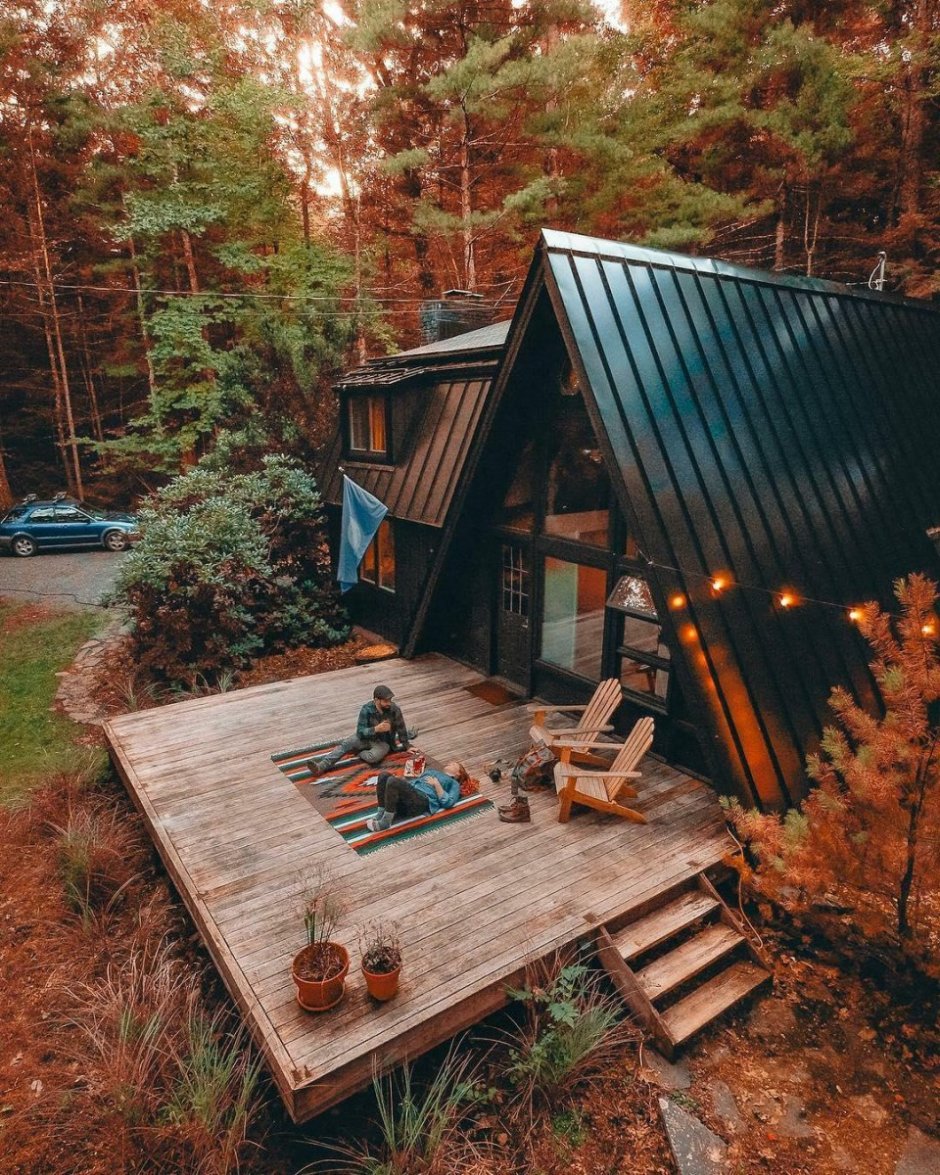 Дом a-frame (дом шалаш)