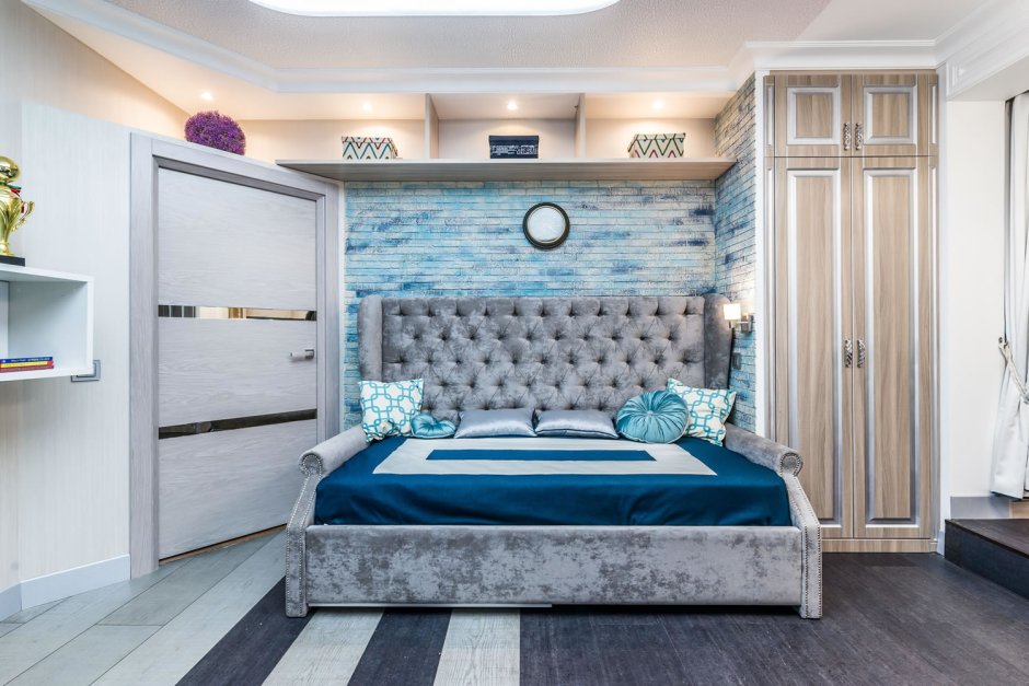 Спальня с нишей для кровати