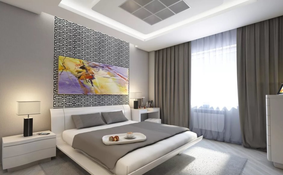 Спальня Хай тек