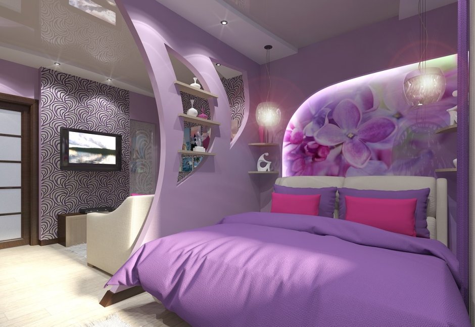 Интерьер комнаты для взрослых