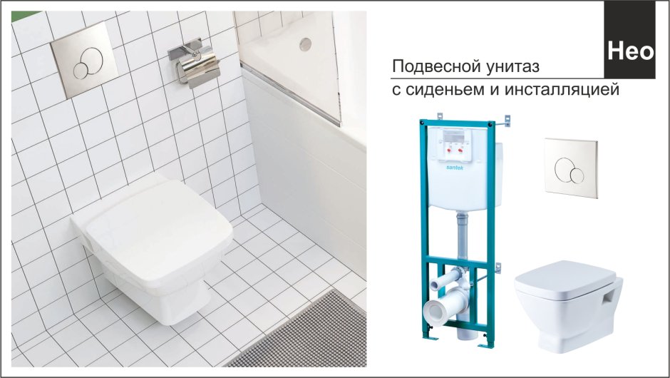 Сантек Нео подвесной унитаз