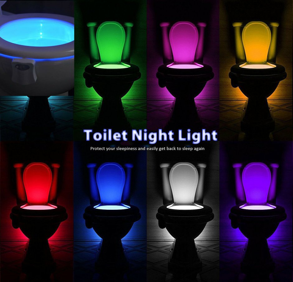 Светодиодный унитаз Night Light