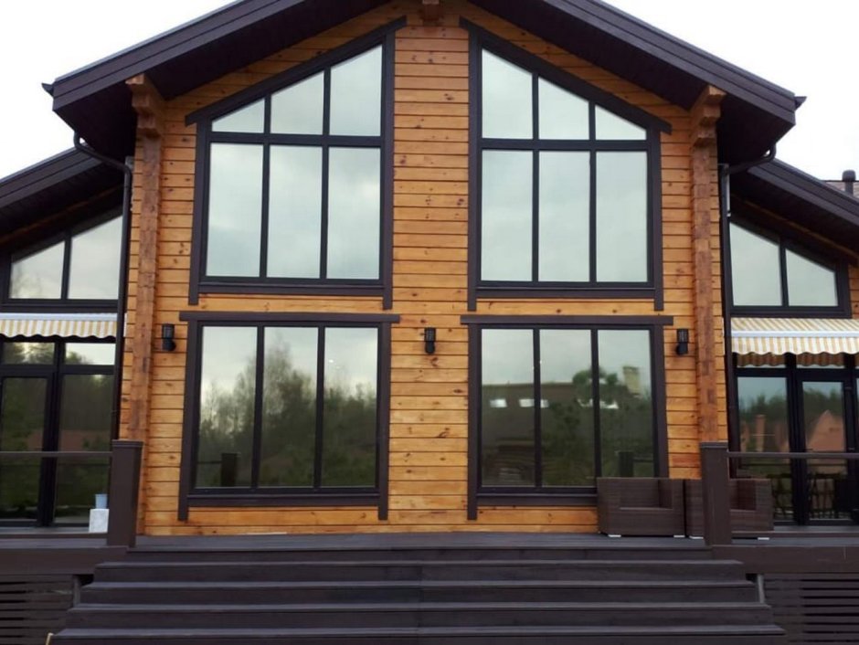 Тонированные окна в доме