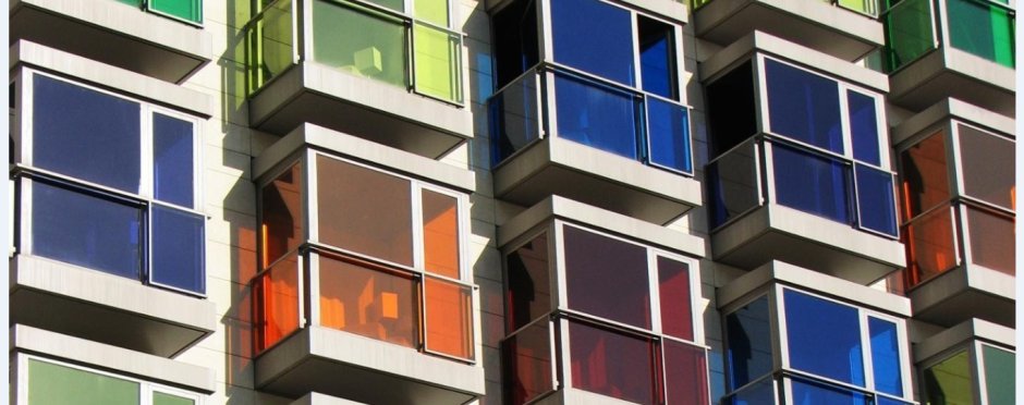 Зеркальные панорамные окна