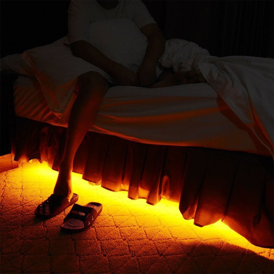 Подсветка под кроватью