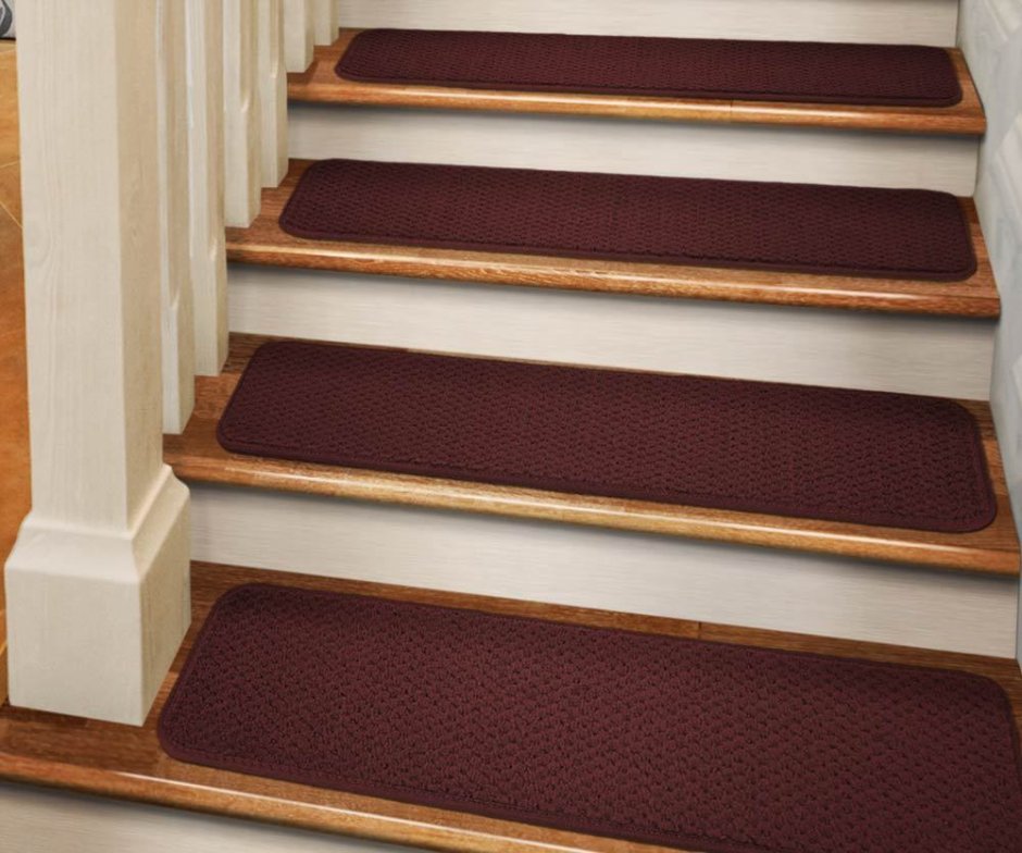 Красивые ковровые дорожки на лестницах