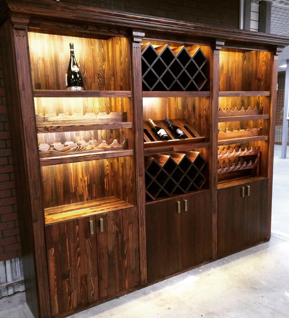 Винный шкаф Oak Wine Cabinet 41ga-t