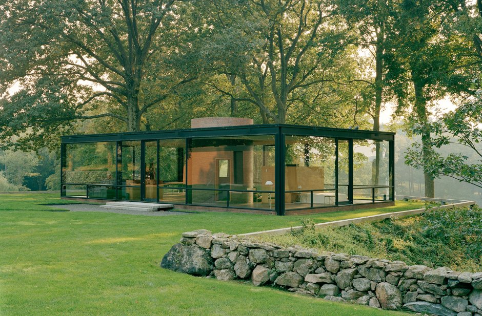 Стеклянный дом (Glass House), Нью-Канаан, Коннектикут, США (1949 Г.)