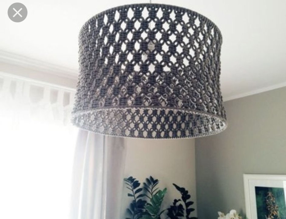 Macrame шнур светильник