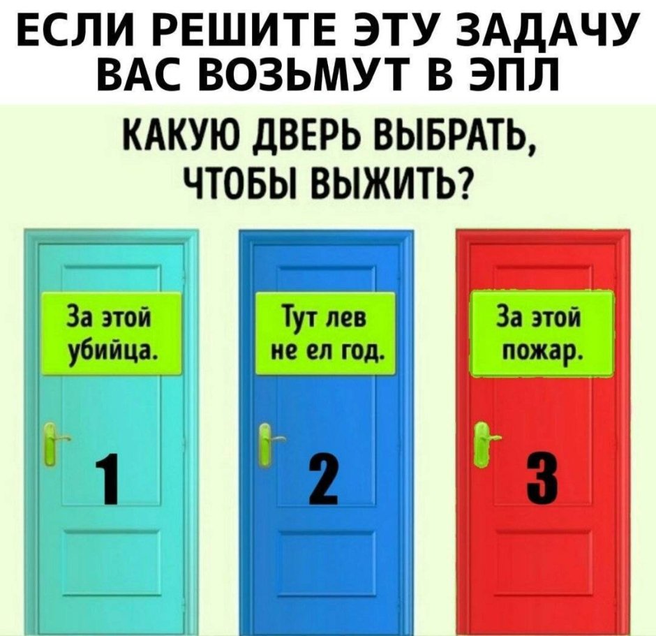 Головоломка двери