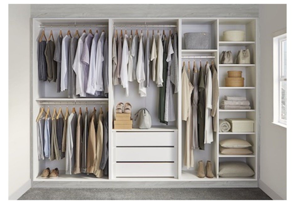 Indie small Bedroom with Wardrobe