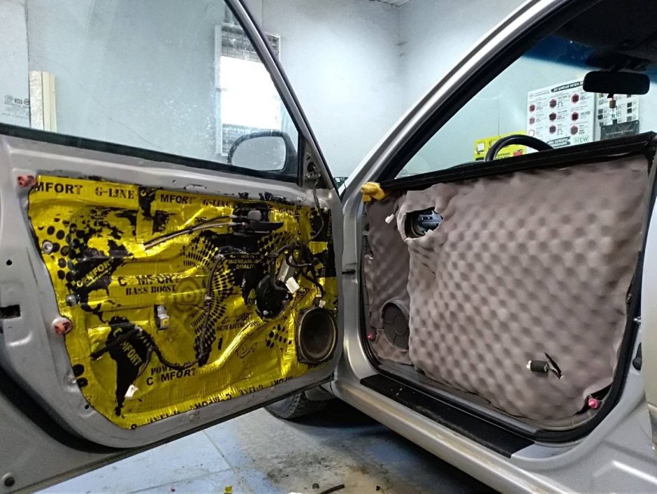 Hyundai Elantra XD шумоизоляция