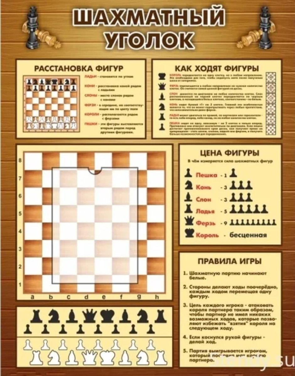 Шахматный стенд