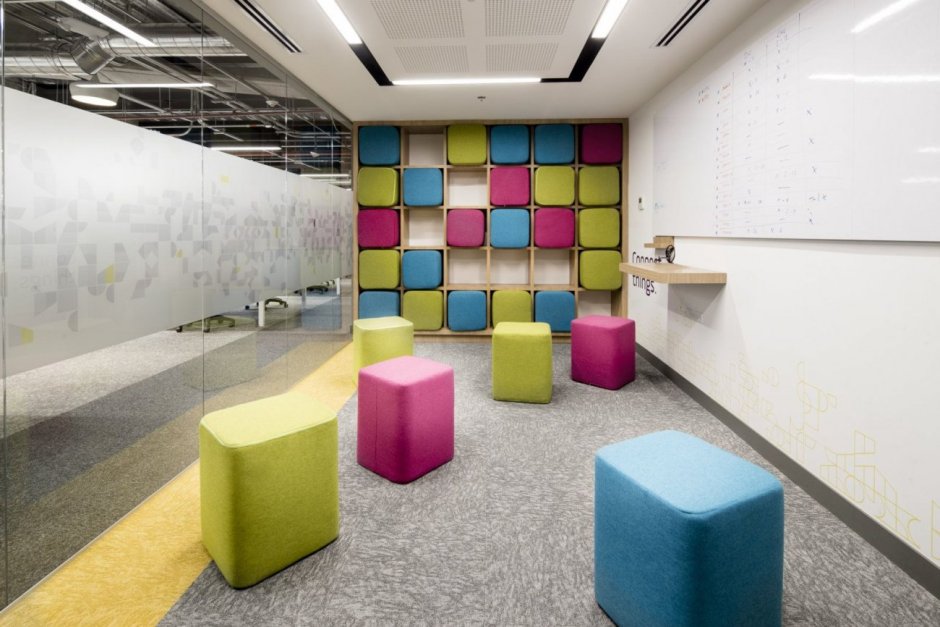 Roche Bobois диван желтый