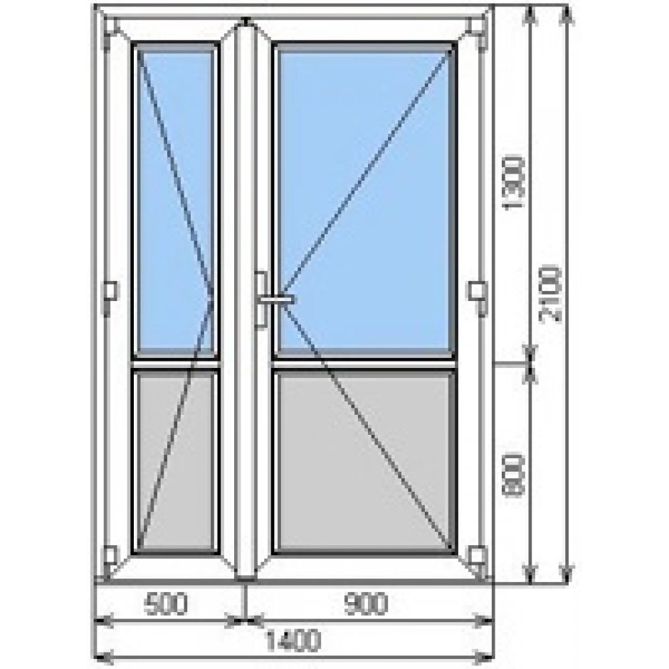 Пластиковые двери VEKA входные