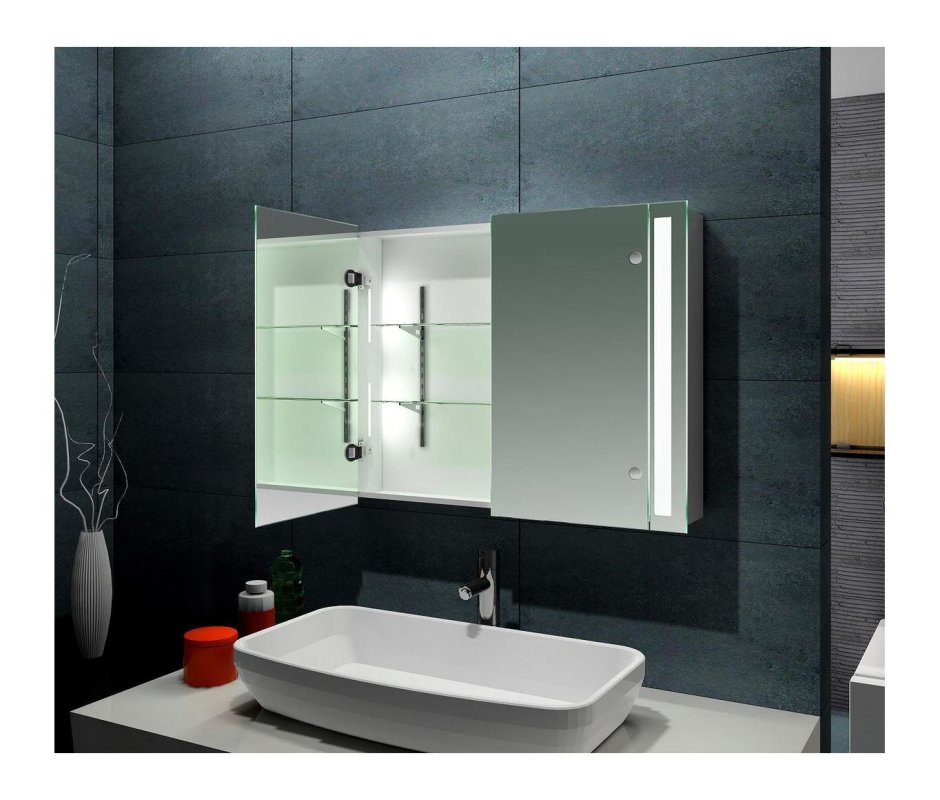 Bathroom Corner Cabinet with Mirror India