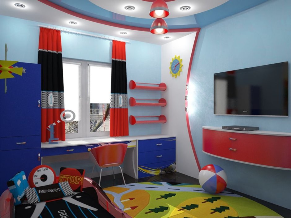 Детская комната для мальчика 6 лет