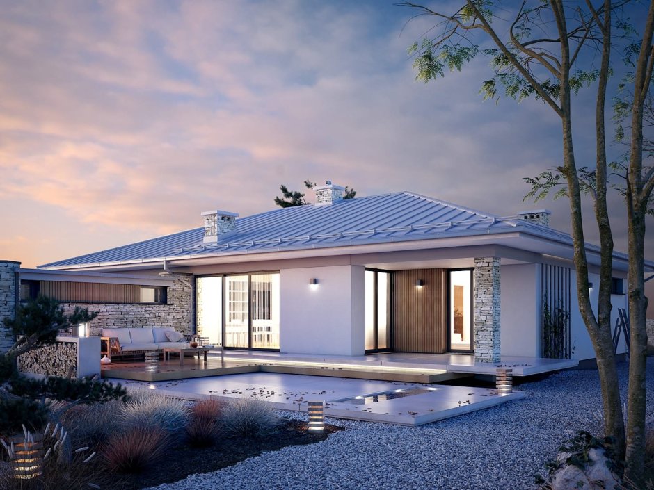 Модерн Хаус одноэтажные