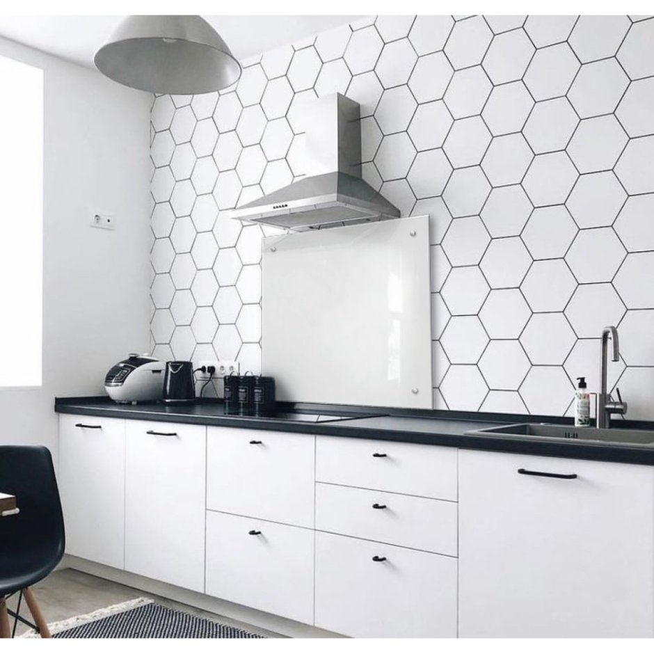 Hexagon White фартук