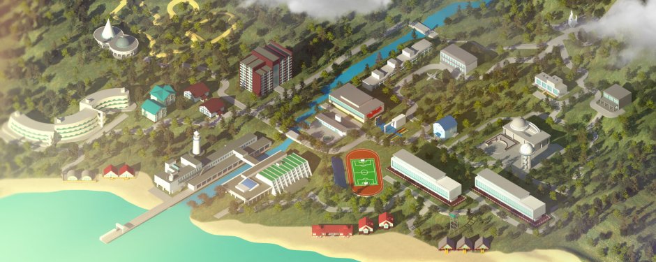 Карта Орленок лагерь Туапсе