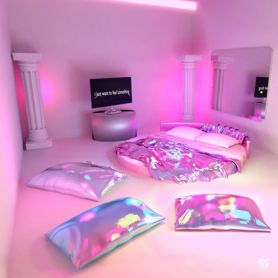 Комната в стиле vaporwave