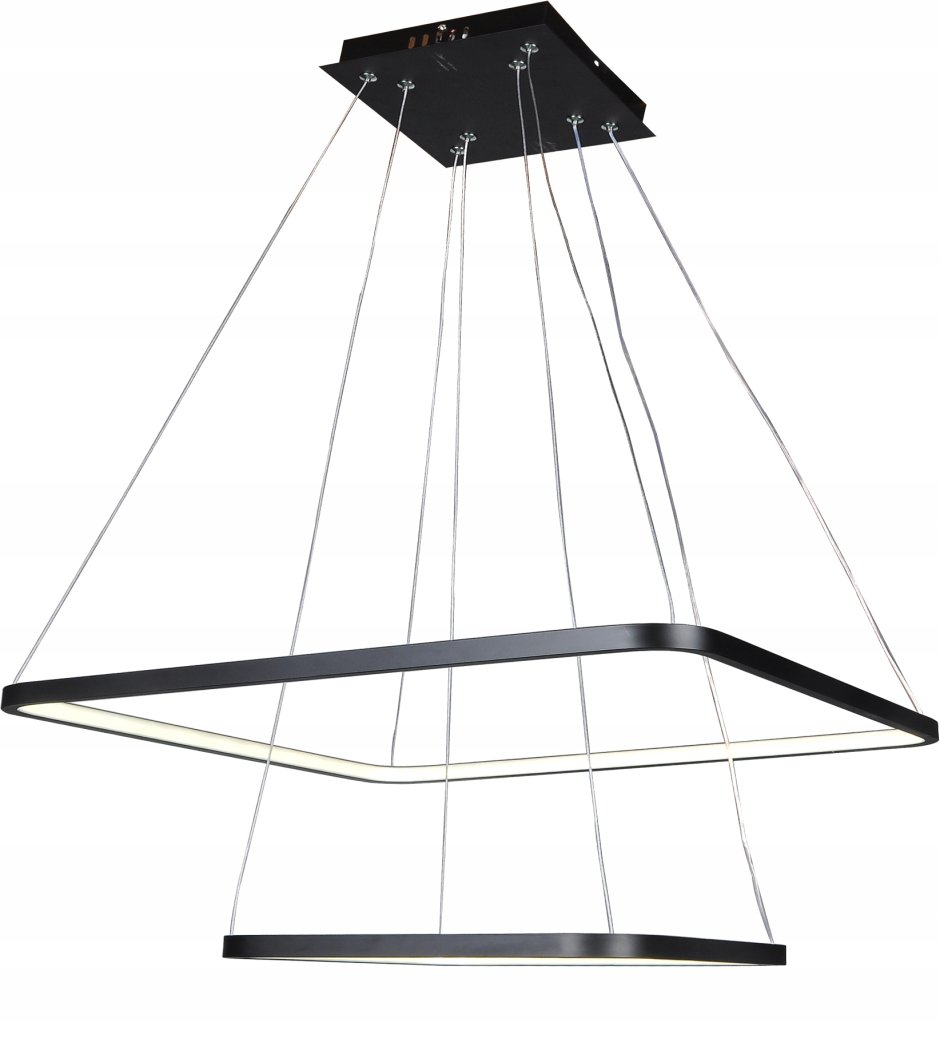 Люстра подвесная квадратная