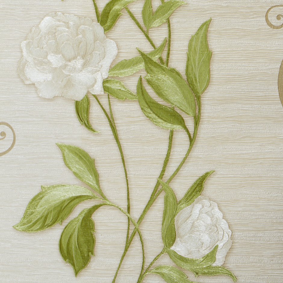 Обои виниловые на бумажной основе цветы
