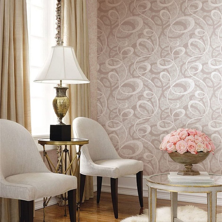 Флизелиновые обои для зала