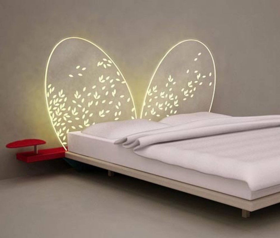 Необычная кровать с подсветкой