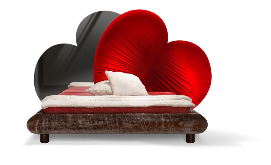 Кровать сердце